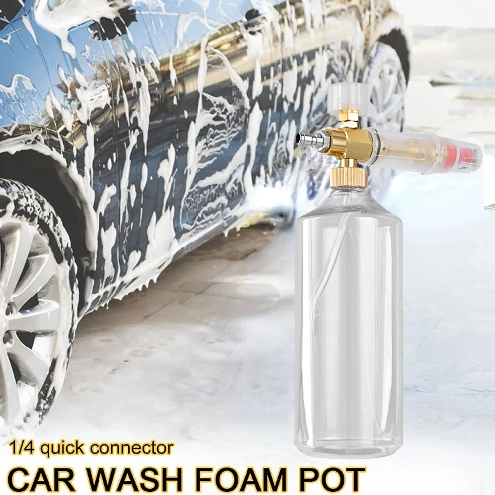 Snow Foam Lance Foamer Cannon Gun Soap Foam Generator High Pressure Car Washer Accessories for Karcher Nilfisk Parkside WAP