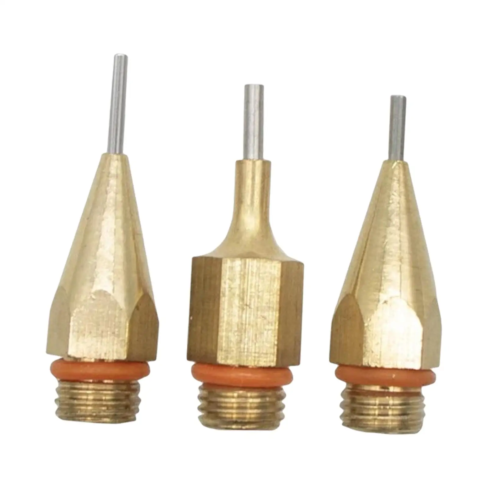 3x Glue Tool Nozzle Replaceable Accessories 7/16Inches Thread Anti Leakage Nozzle for Bathroom Household Kitchen Doors Window