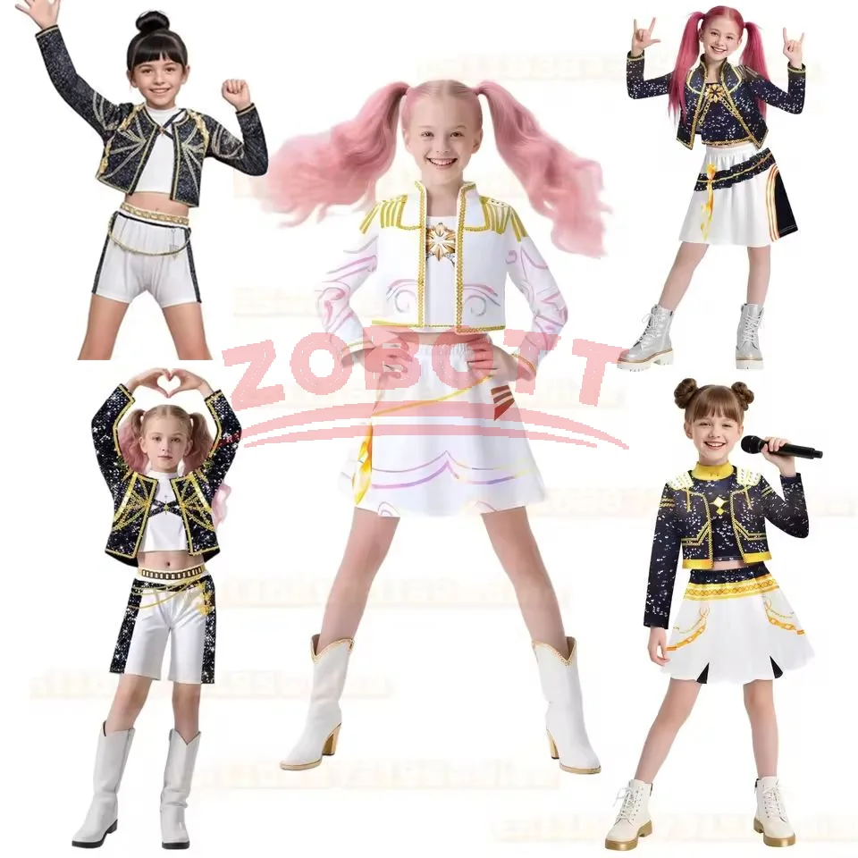 لعبة شيطان هنتر أزياء تنكرية للفتيات مجموعة رومي ميرا زوي Kpop أداء المغني كوس الزي عرض مسرحي فستان حفلة الهالوين