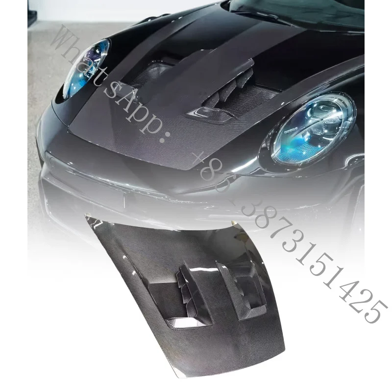 Suitable for High-Quality Porsche 911 992 S 4S Turbo S GT3RS Type Front Hood - Exact Fit for Sports Car Replacement & Upgrade Dr