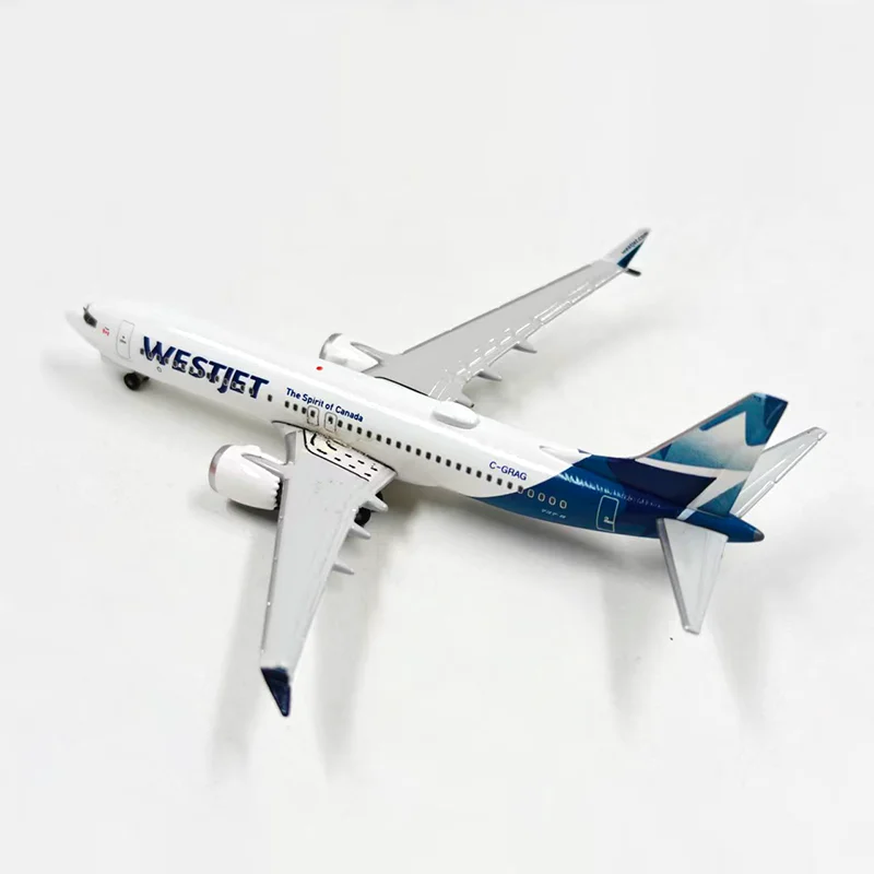 Herpa Diecast Alloy 1:500 Scale B-737 MAX 8 537803 Airplane Model For Display Collections