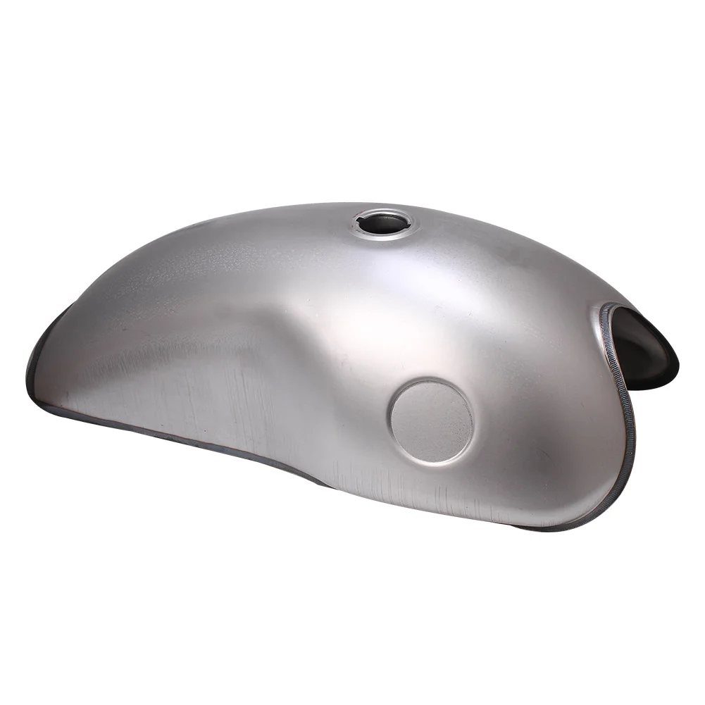 Motorcycle Unpaintd 10L 2.6 Gallon Gas Fuel Tank For Suzuki Yamaha Honda CB350 450 750 Universal