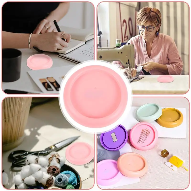 Needle Keeper Embroidery Needles Holder Magnetic Pincushions Sewing Fixator Accessory DIY Craft Portable Pins Needle Storage Box