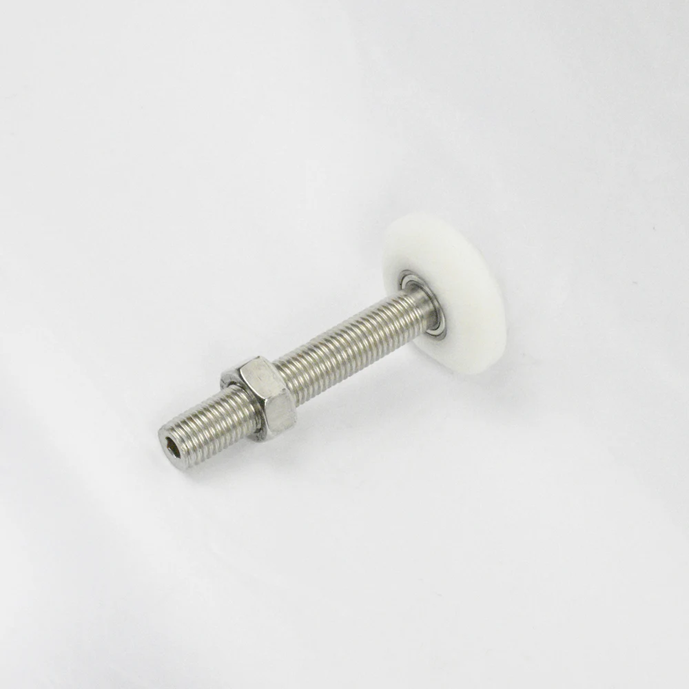 Cold Store Storage Sliding Door Roller Side Rail Guide Pulley Translation Freezer Anti-collision Limit Fastener Wheel