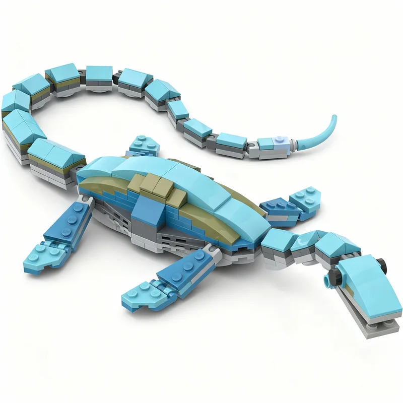 Art Craft Idea - 230pcs MOC Cope's Elasmosaurus Model Building