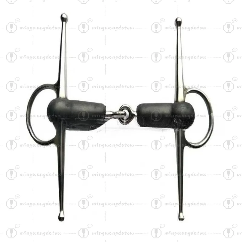 English / American / Rubber Horse Bits, Equestrian Mouthpieces for Riders