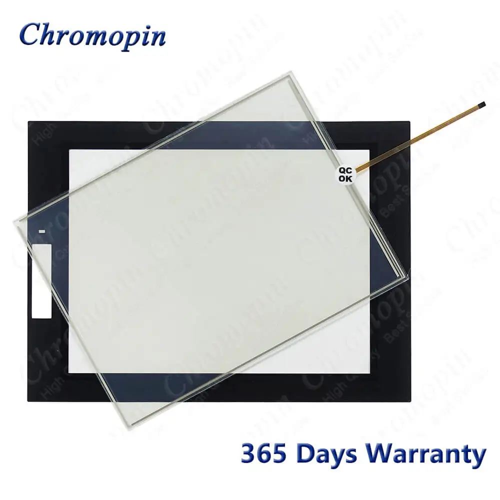 Touch Screen Panel Glass Digitizer for Keyence VT5-X15 VT5 X15 VT5X15 with Protective Film Overlay