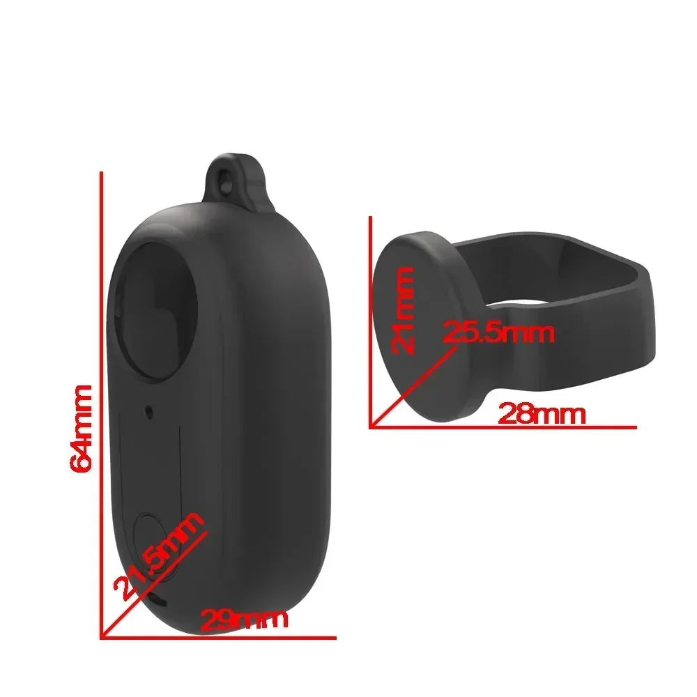 

For Insta 360 GO2 Silicone Case Lens Protection Cap Dustproof Cover For Insta360 GO 2 Thumb Camera Accessories