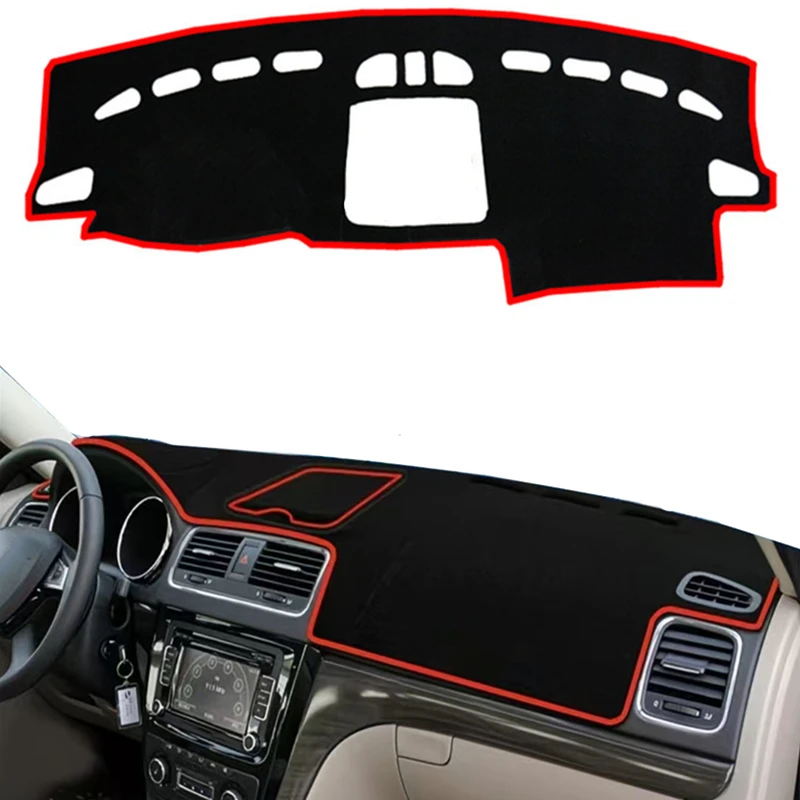 Car Styling For Skoda Yeti 2009-2013 2014 2015 2016 2017 Dashboard Cover Mat Anti-UV Dashmat Sunshade Protect Carpet Accessories