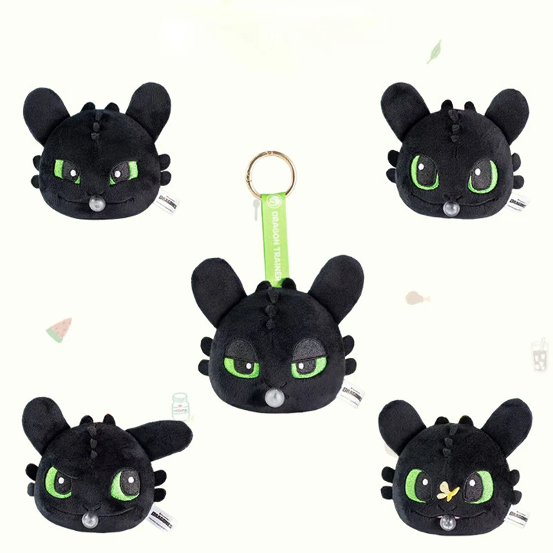 

Мультяшный плюшевый брелок-подвеска Беззубик: забавная игрушка для выдувания больших пузырей, креативный сувенир, милый подарок для детей и фанатов