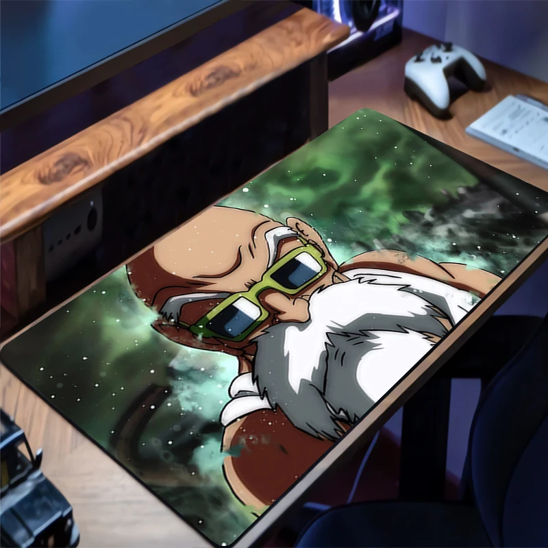 

Mouse Pad Dragon Ball Master Roshi Office PC Accessories Extended Pad Pattern Desk Mat Anti-slip Rubber HD Mousepad Gaming Mats