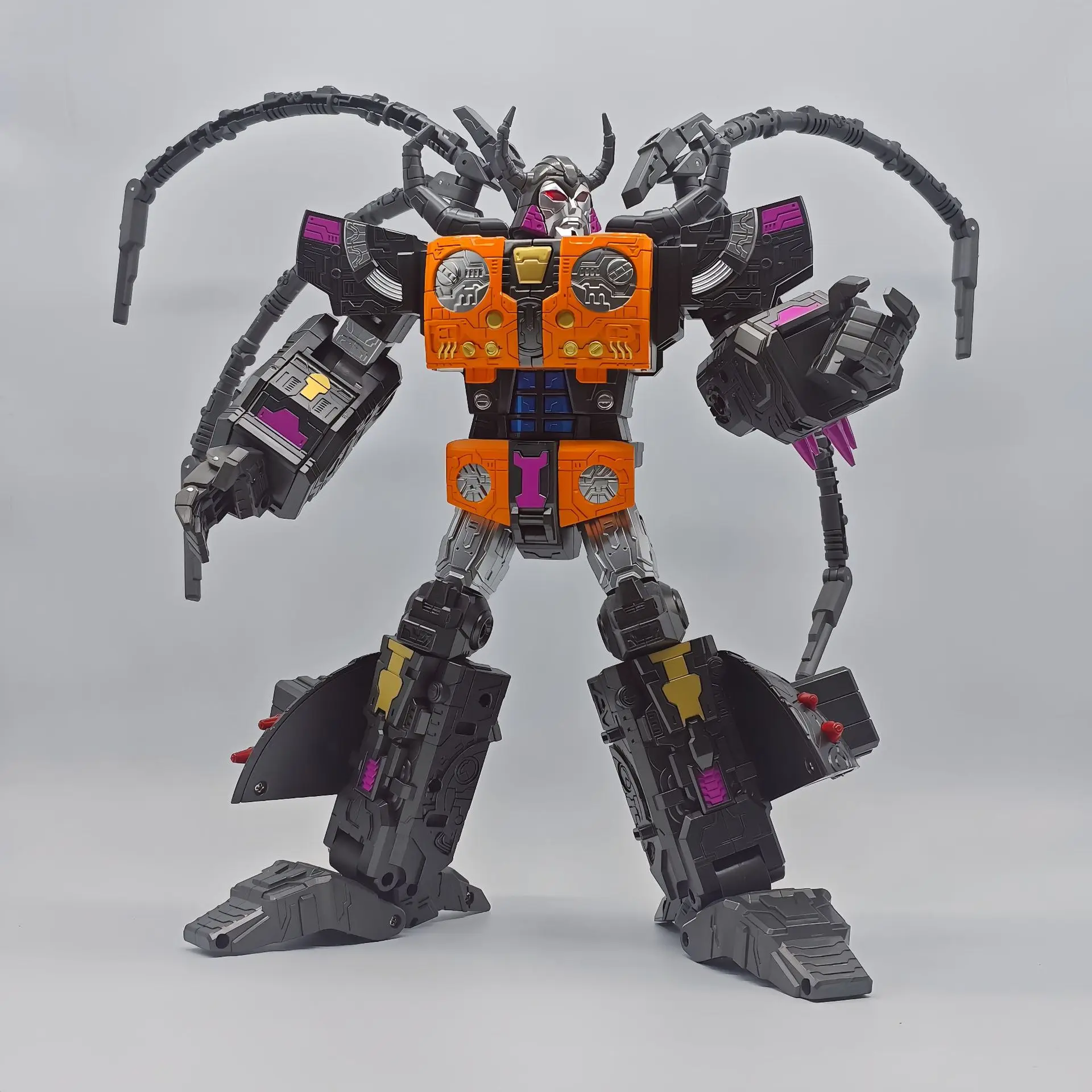 30cm Unicron Planet Transforming Robot Action Figure Cosmic Devourer Dark Unicron Deformable Planet Mode Collect Model Toy Gifts