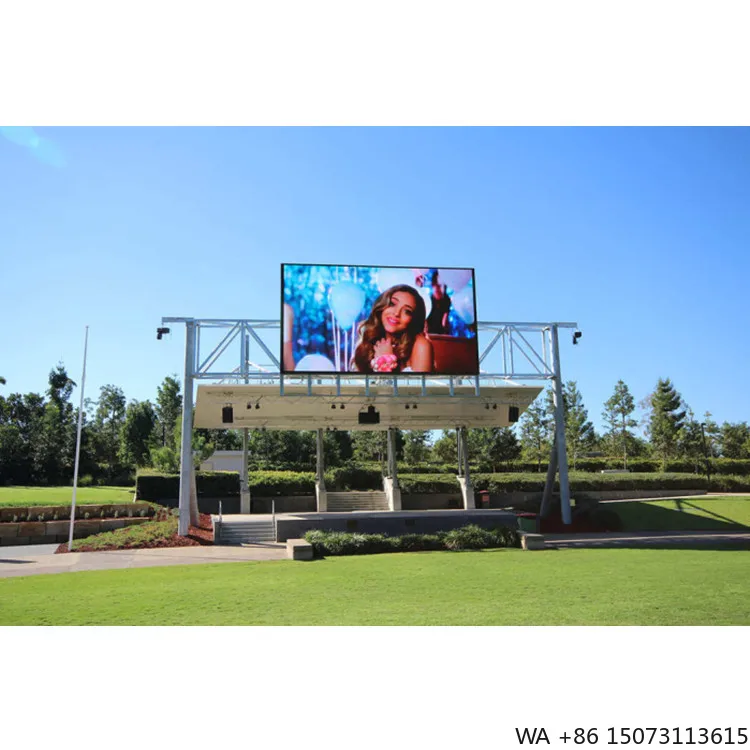 Layar Video LED Sewa Outdoor P3.91/P4.8 - Layar Iklan Film Full-Color 500x500mm