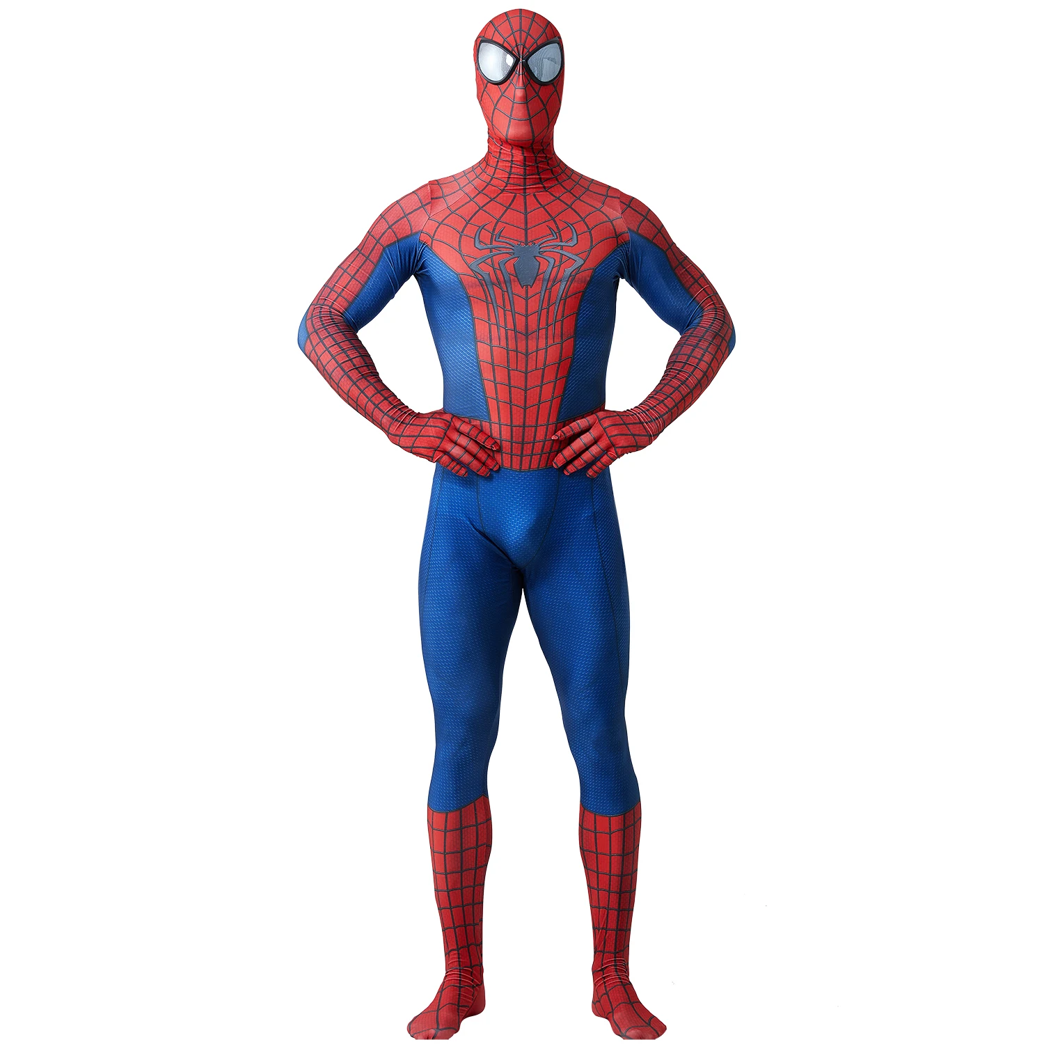 

Deluxe Spiderman Costume Adult Spandex Bodysuit Superhero Costume for Men Halloween Costume Cosplay