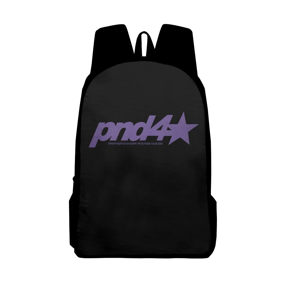 Partynextdoor Pnd Tour 24 zaino donna uomo borsa a tracolla Casual Fashion Daypack borse da viaggio Unisex