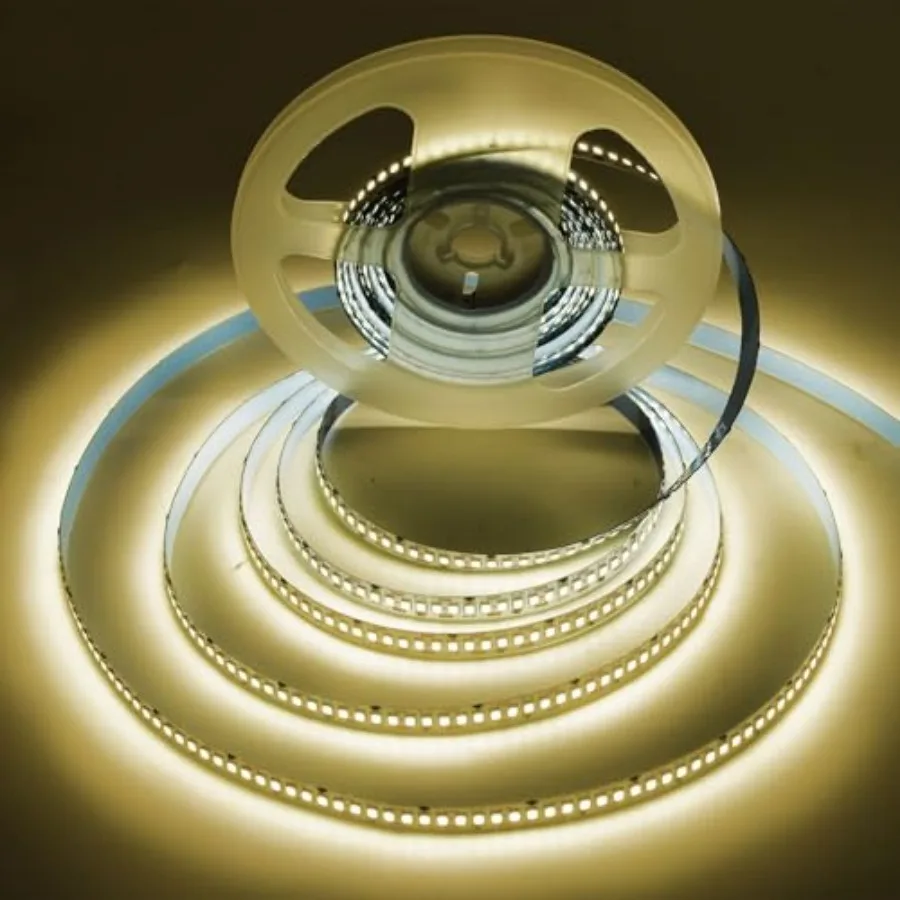 

LED Strip Lights, SMD 2835 LED Strip, DC12V 1200LEDs 16.4Ft 26000LM High Density LED Light Strips, 3 Times Brightness Than SMD3