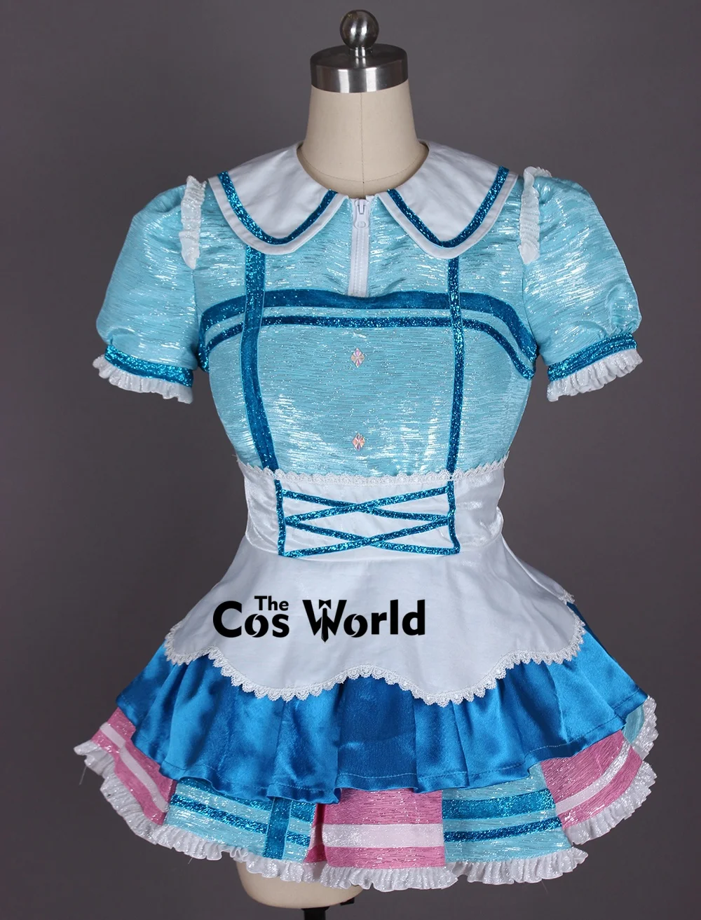 Love Live Aqours Kimi no Kokoro wa Kagayaiteru kai 1st Single Takami Chika Kurosawa Dia Ruby Customizable Anime Cosplay Costumes