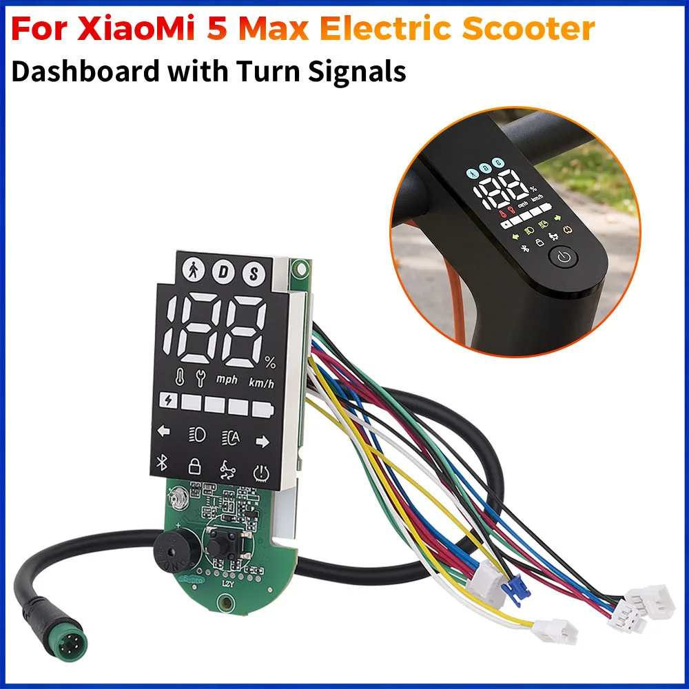 For XiaoMi 5 Max Electric Scooter E-Scooter Dashboard Digital Display Control Board Mainboard Replacement Parts Accessories