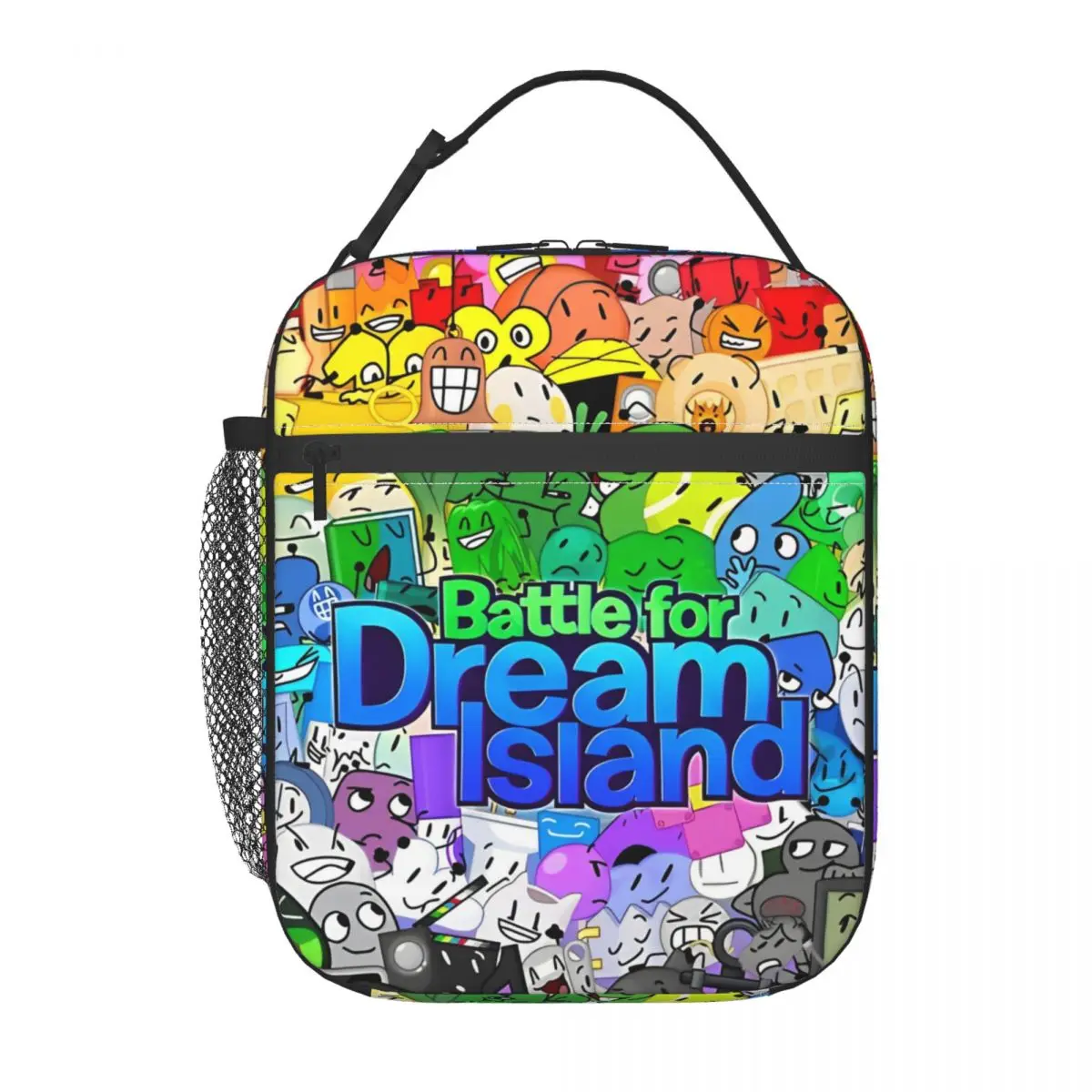 

BFDI Inanimate Insanity термоизолированные сумки для обеда для путешествий, битвы для острова мечты, многоразовая коробка для бенто, термобокс для обеда