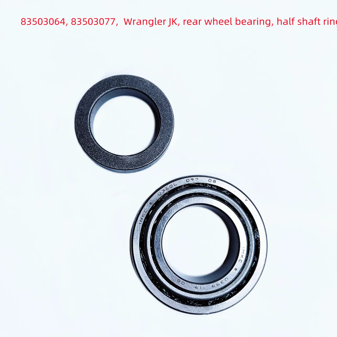 Rear Axle Half Shaft Bearing,83503064,68499023AA, Rear Axle Half Shaft Ring 83503077,68499022AA, For: Wrangler JK,J3, 2007-2019