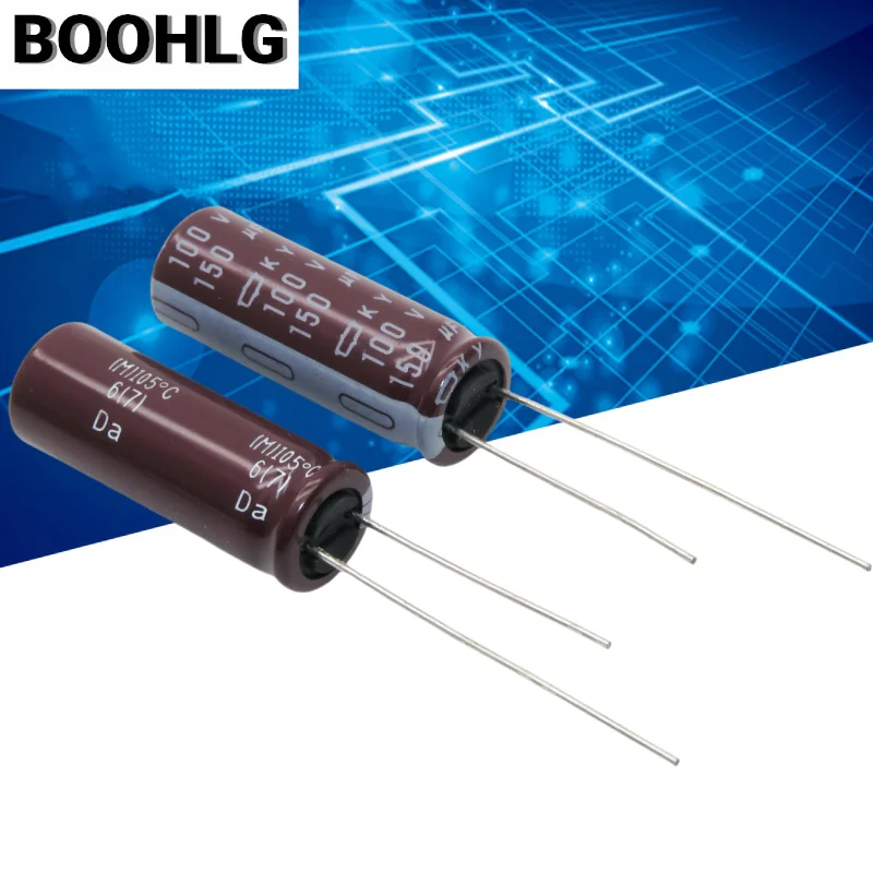 10pcs 150UF 100V Black Diamond Capacitor 100V 150UF สูงความถี่