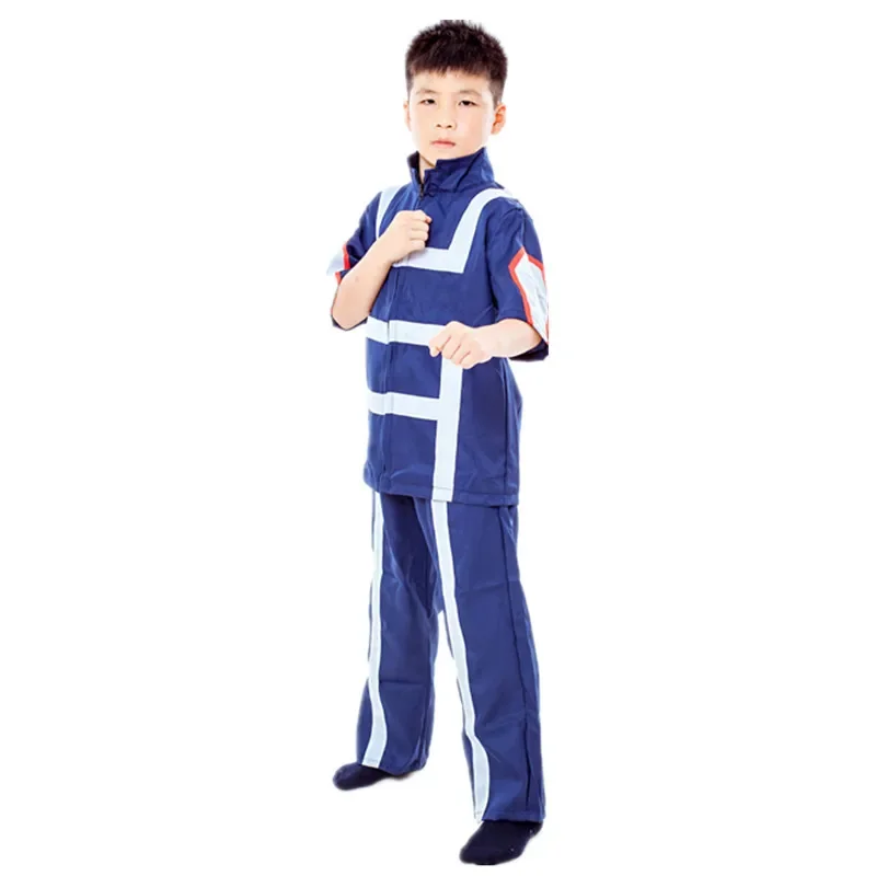 Halloween Costumes for Boys Girls My Hero Academy Boku No Hero Cosplay Costume School Uniform Sport Suit  Fashion Tshirt Pants