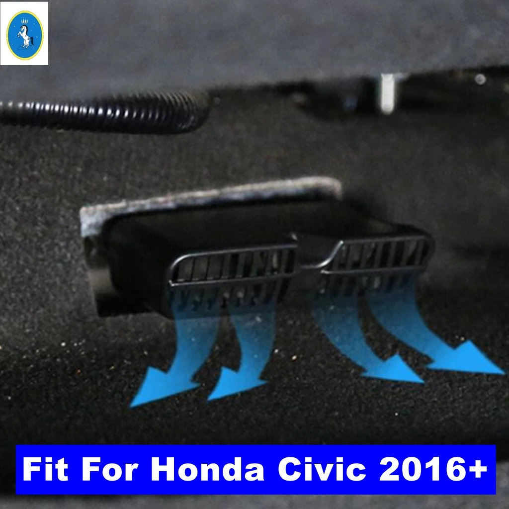 

Seat Under Heat Floor Air Conditioner AC Duct Vent Outlet Cover Trim Fit For Honda Civic 2016 - 2020 Car Interior Accessories