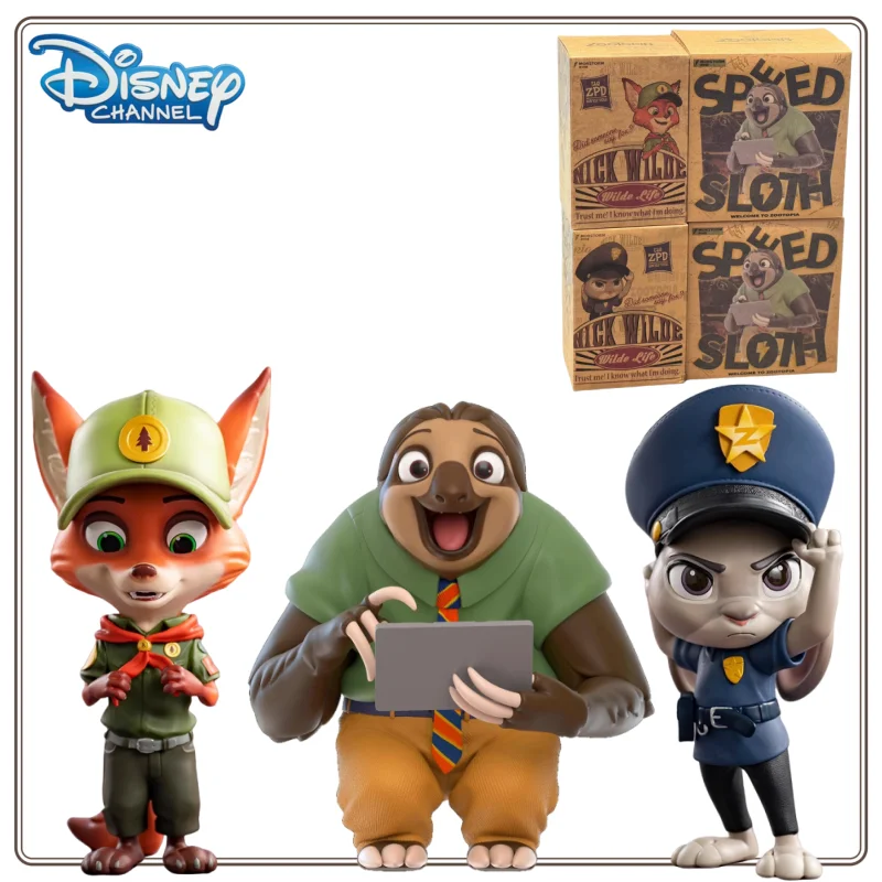 

In Stock Disney Zootopia Sloth Figure Collection Statue Pvc Desktop Model Ornaments Decoration Toy Kid Birthday Christmas Gifts
