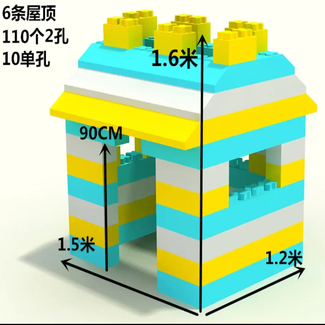 Foam Building Blocks Brick Fence Wall Fence Playground Marine Ball Pool Garden