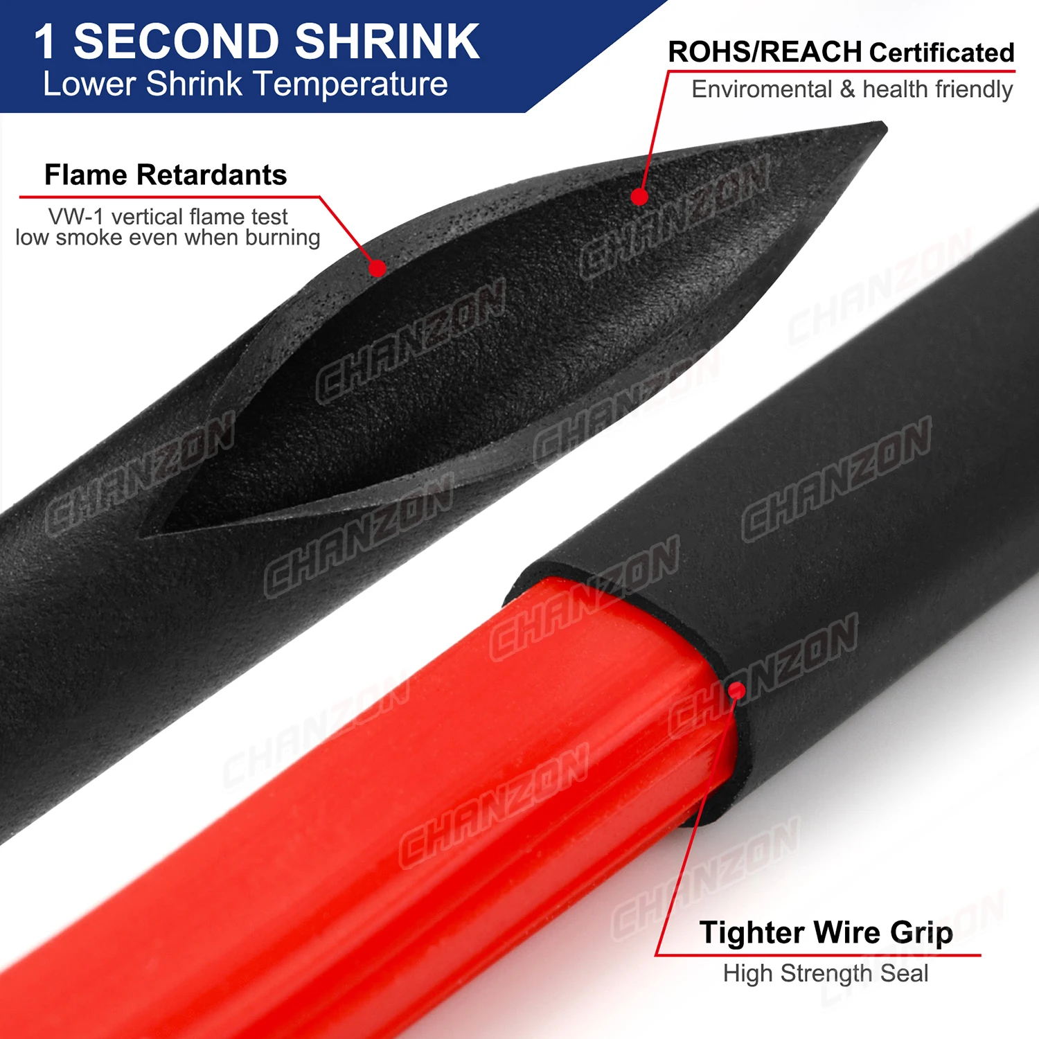 2:1 Heat Shrink Tube Kit Shrink tube 160-850pcs Polyolefin Wires Shrinking Wrap Tubes Insulation Heat-Shrink Pipe Assorted