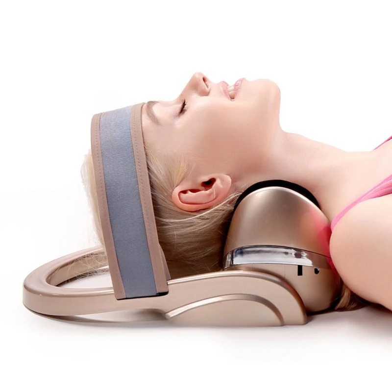 Electric cervical massage instrument, intelligent remote control magnetic therapy head and neck hot compress kneading