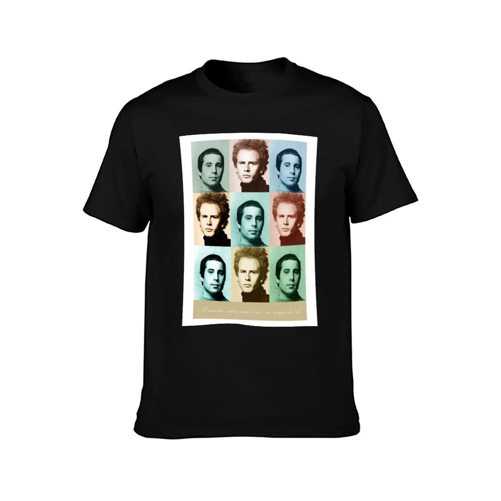 Simon & Garfunkel - Music Heroes Series T-Shirt man t shirt summer T-Shirt