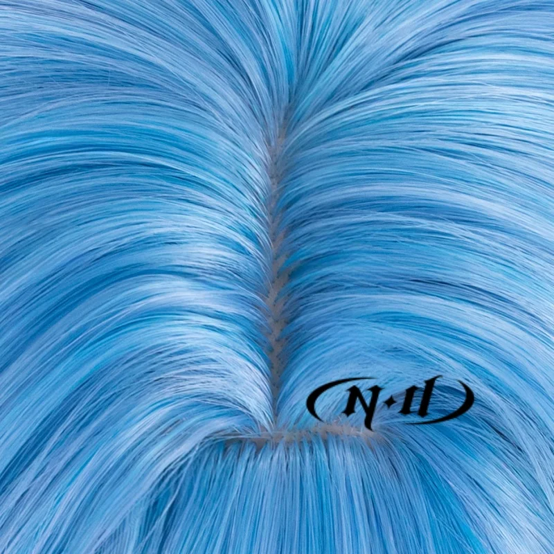 Nd xiao qiao cosplay perucas de cabelo honra dos reis mangá feiticeira cosplay perucas de cabelo para mulheres comic con coser resistente ao calor