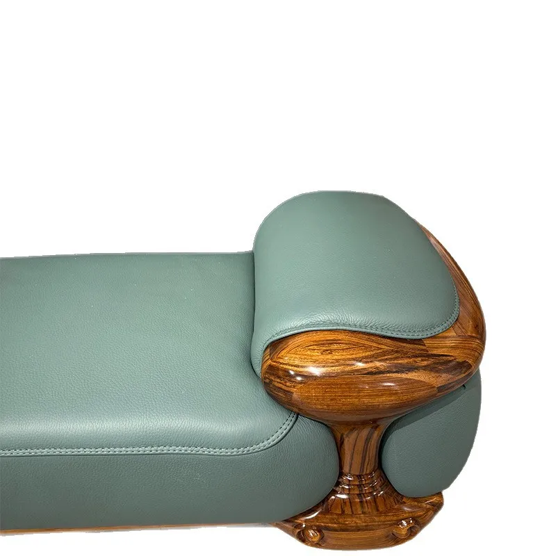 Modern simple ebony sofa top layer cowhide modern luxury villa large apartment