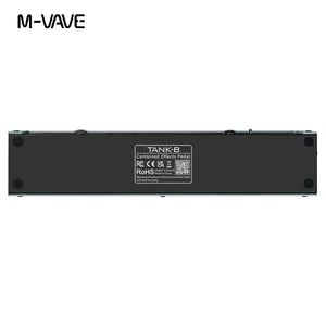 M-VAVE-B Multi-Effect Bass pedal, rechargeable, 36 presets, 9 preamp slots, 8 IR Cab Slots, 3 simulation, delay, reverb effects 8 Main Sales Pre Amplifier Guitar - №1