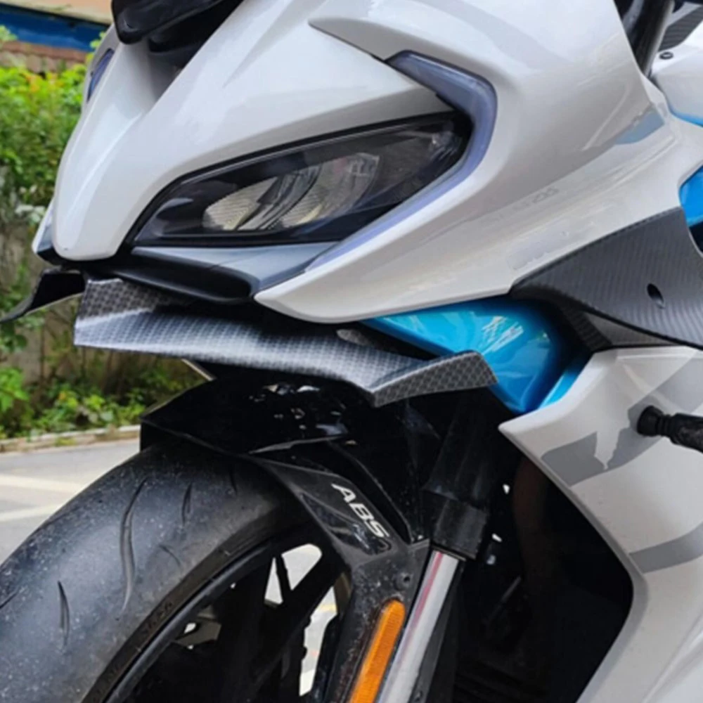 FOR CFMOTO 300SR CF250SR 250SR MY22 Motorcycle Front Fairing Aerodynamic Winglet Lower Cover Protection Guard Fixed Wind Wing