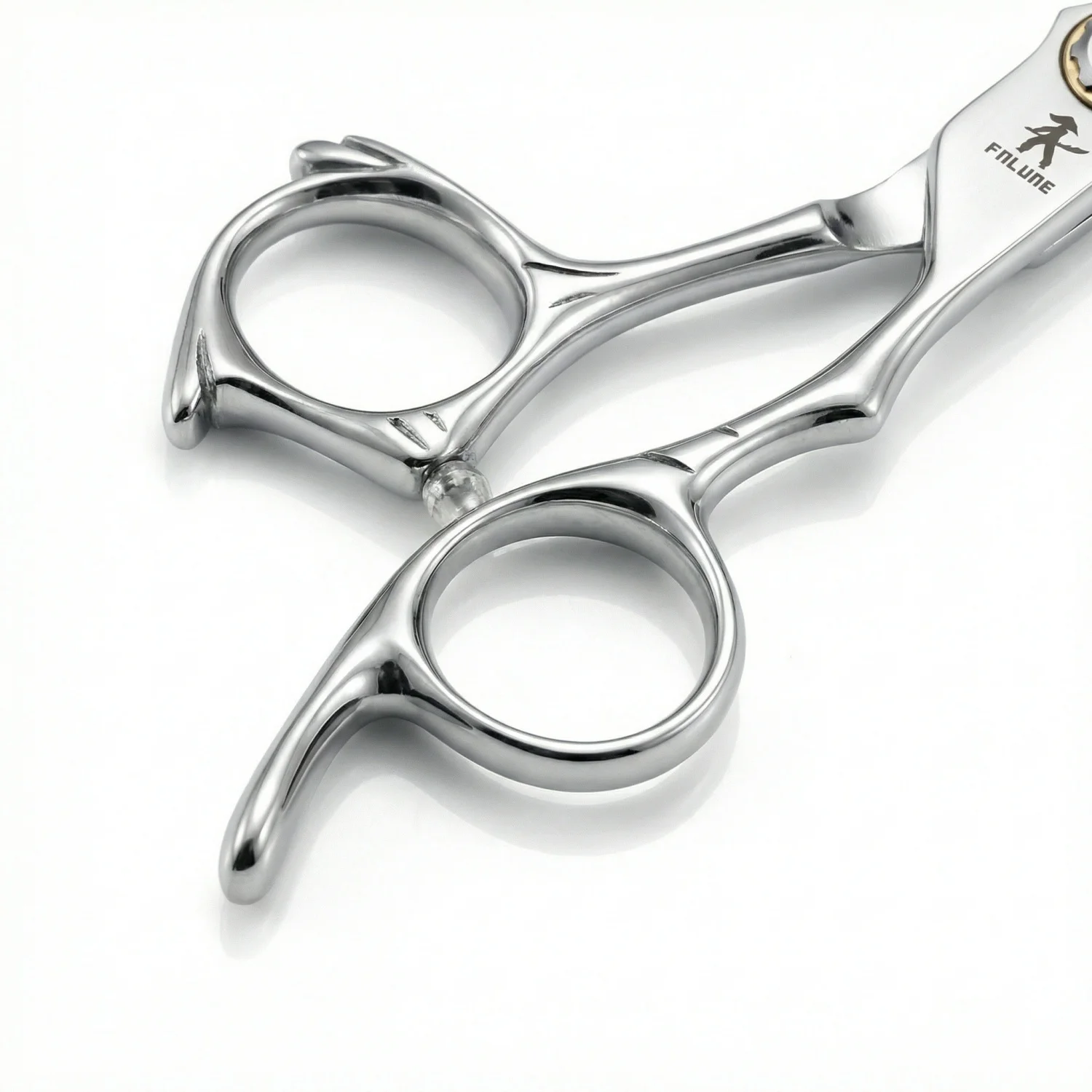 Fotografia 4: Tesoura Profissional de Cabelo FnLune 6.0 Polegadas VG-10, Tesoura de Barbeiro em Aço Inoxidável para Salões e Estilistas