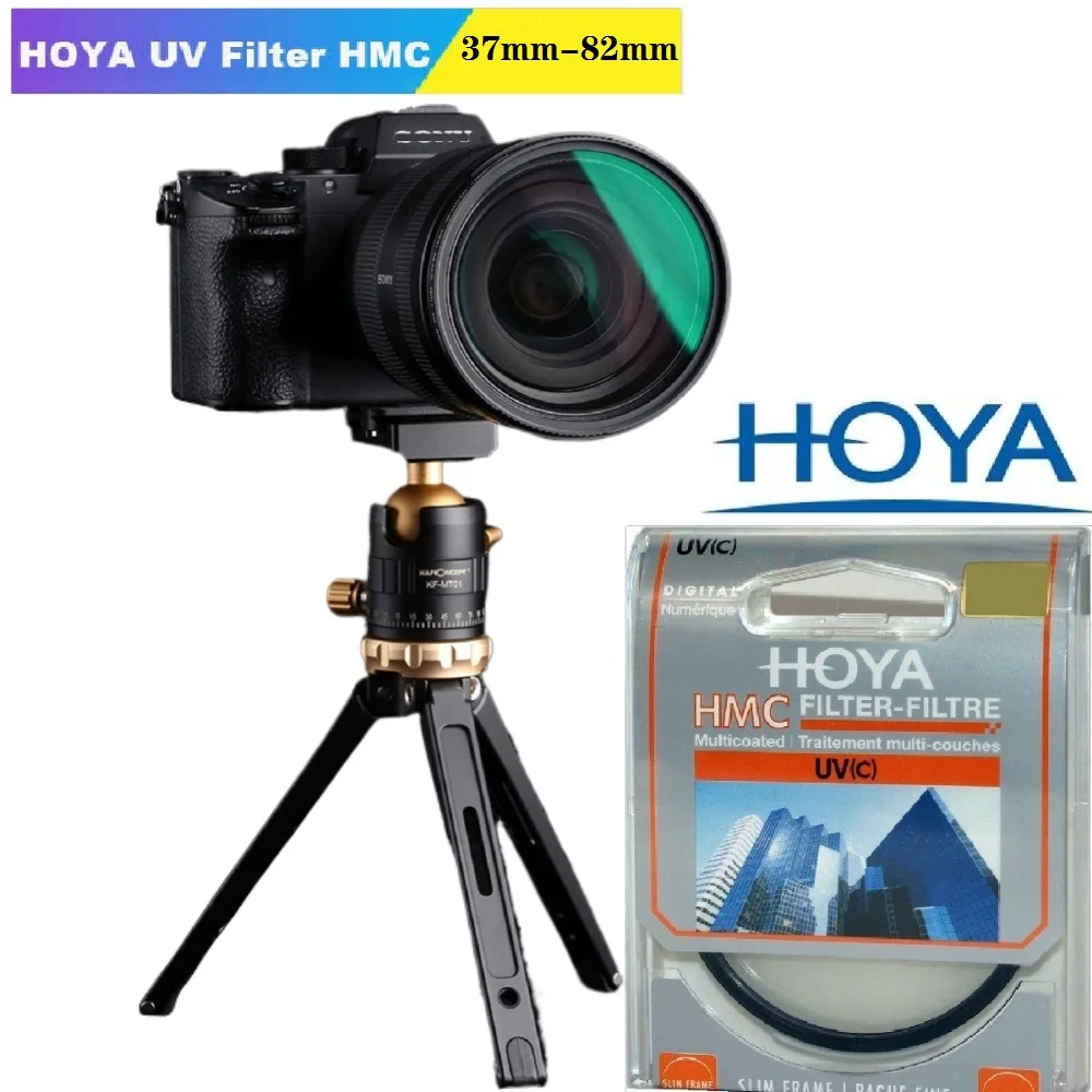 Фильтр для объектива Hoya UV(c) 37 40,5 43 46 49 52 55 58 62 67 72 77 82 мм HMC тонкая рамка с многослойным покрытием антибликовые и синие фотофильтры