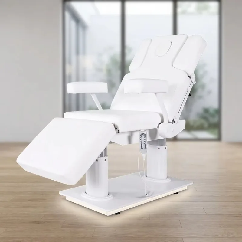 Modern 4 Motors Electrical Adjustment Massage Bed Electric Spa Wellness Table for Salon High-Density Sponge 200KG Load Capacity
