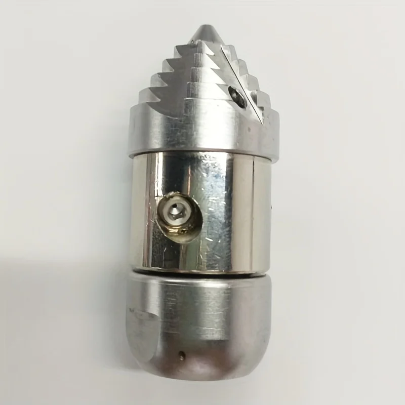 1 Stück Hochdruck-Ablaufdüse aus Edelstahl in Industriequalität – Rohrentstopper und Abwasserbaggerwerkzeug – Detail 4