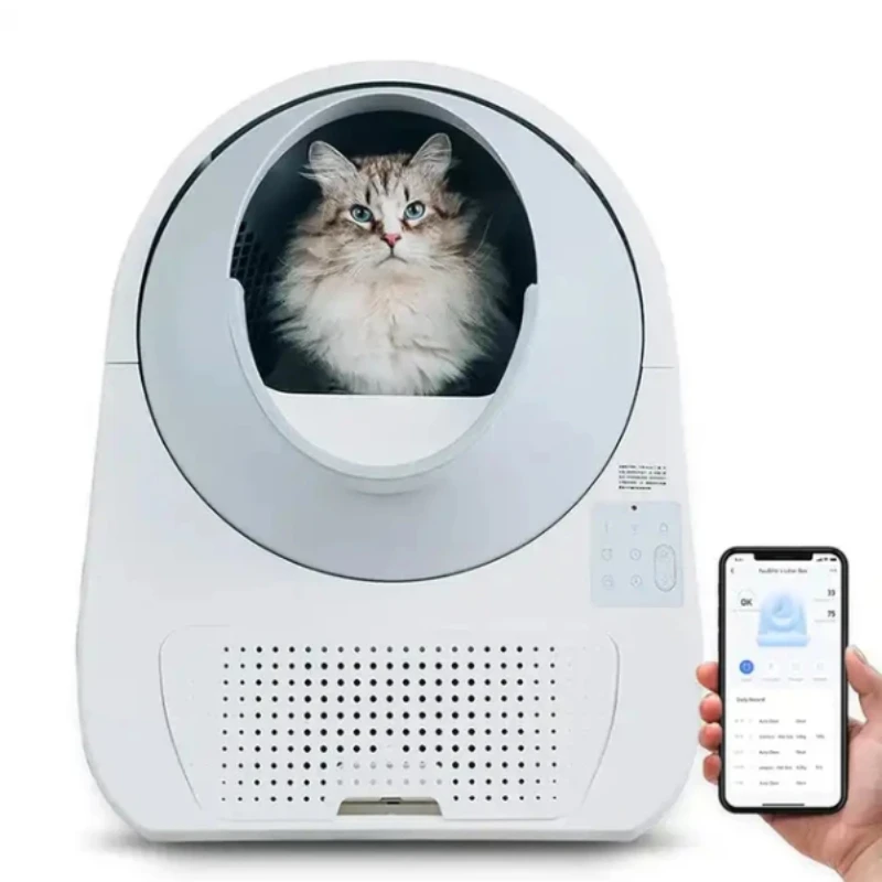 

Smart Cat Litter Box Self-cleaning Cats Toilet Automatic Large Fully Closed Remote WIFI Control Arenero Gato CATLINK PRO-X