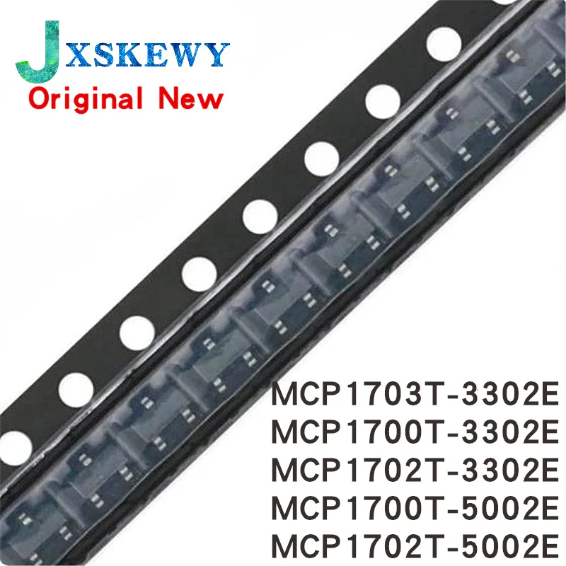 10PCS MCP1703T-3302E/CB SOT23 MCP1703 3.3V MCP1700T-3302E/TT MCP1700T MCP1702 MCP1702T-3302E/CB MCP1700T-5002E TT MCP1702T-5002E