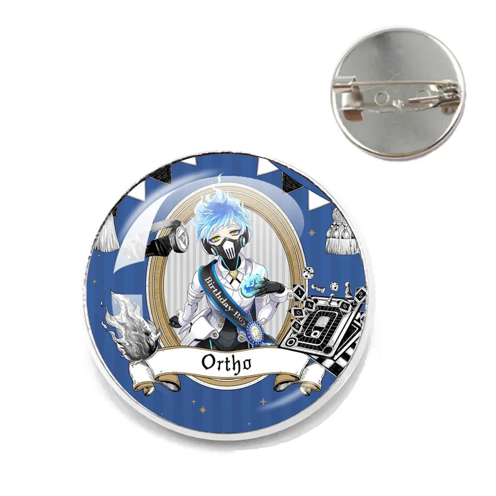 Twist Wonderland Game Metal Badge Glass Brooch Cartoon Handmade Pins Bag Lapel  Clothes Pins Anime Collection Badge Gift