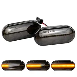 Dynamic Car LED Side Marker Turn Signal Light Indicator For Skoda Octavia A5 1996-2010 For VW Golf 3 4 Passat 3BG Polo 6N 6N2 9N