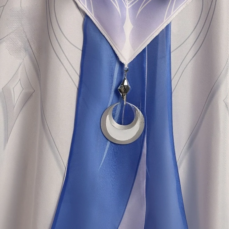 ANIMECC XS-2XL كولومبينا تأثيري حلي شعر مستعار لعبة Genshin تأثير Fatui تأثيري هالوين ملابس عيد الميلاد للنساء