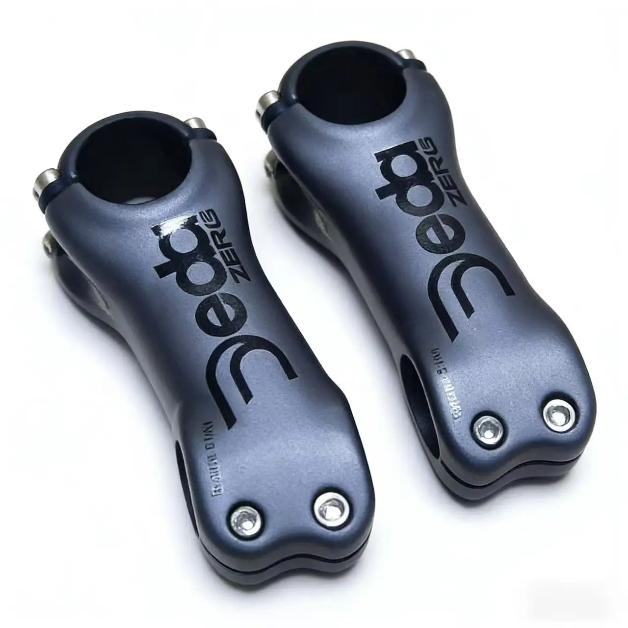 JEDA Carbon-Vorbau 6/17 Grad für Rennrad und Mountainbike, 31,8mm Fahrradlenker-Vorbauten 60/70/80/90/100/110/120mm Silbergrau Matt