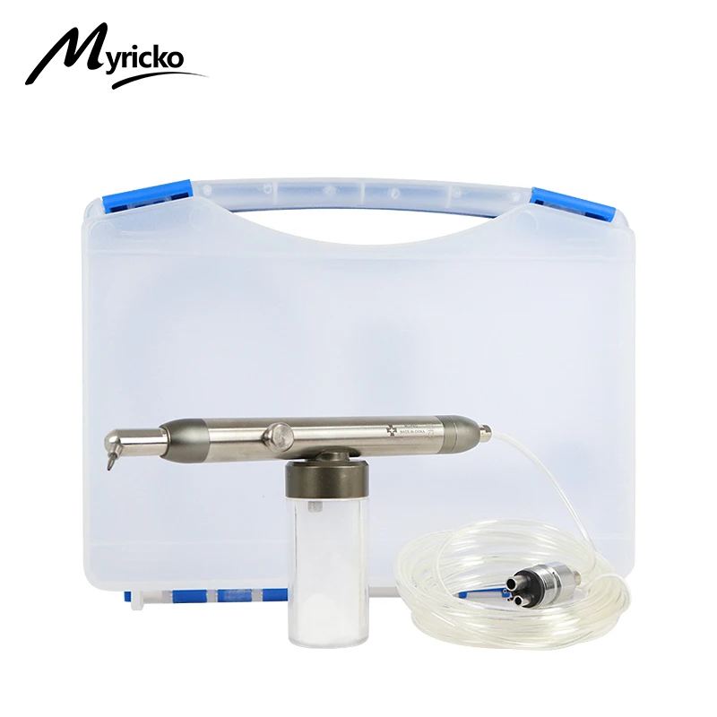 Myricko Dental Instrument Aluminum Oxide Micro Blaster Microetcher Sandblasting Alumina System Polisher Dentistry Tools 2/4 Hole