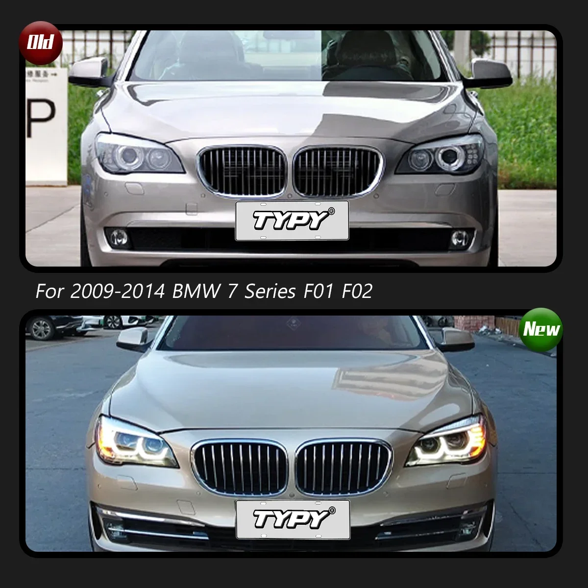 

Car For BMW 7 Series F01 F02 Headlights 2009-2014 Modified to New DRL Dynamic Turn Signal LED Headlight Auto Accessories