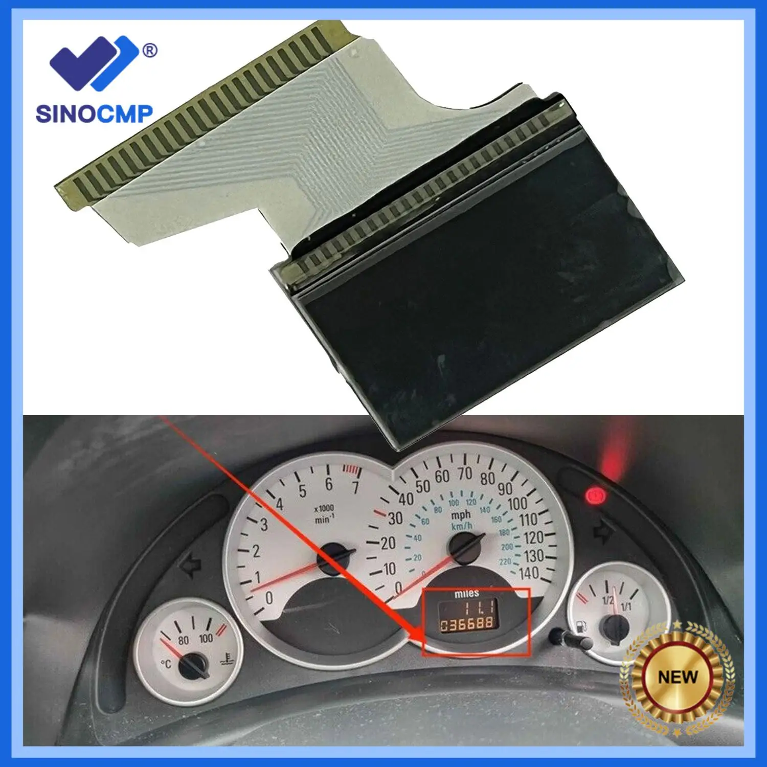 1pc display lcd instrumento cluster painel para opel combo corsa meriva tigra holden vauxhall chevrolet tela lcd peças de automóvel
