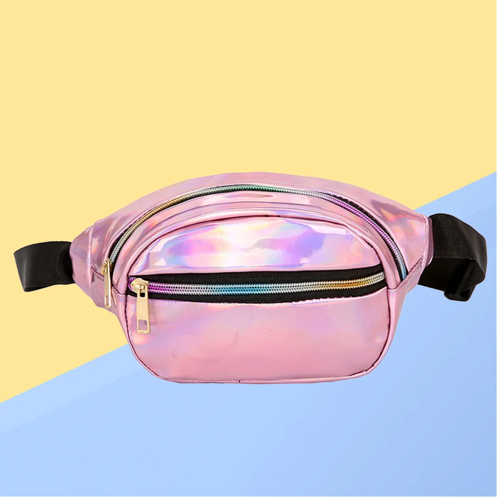 1 pçs moda pacote de cintura à prova dwaterproof água alça ajustável saco da cintura perfeito para viagens correndo caminhadas natação elegante pacote peito rosa